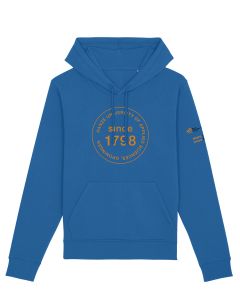 Hooded Sweater Hanzehogeschool Groningen 1798 Kobalt Blauw - SALE