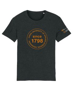 T-shirt Hanze 1798 Zwart Melange - SALE