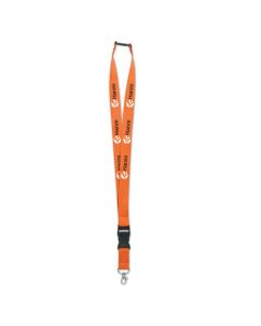 Lanyard gerecycled PET Hanze oranje 10 stuks