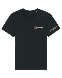 T-shirt unisex Hanze zwart
